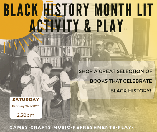 BLACK HISTORY MONTH LIT ACTIVITY & PLAY